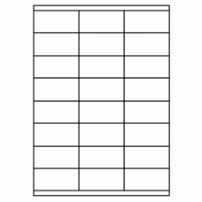 431 - Label Size 70mm x 35mm - 24 labels per sheet